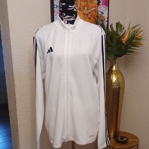 Adidas White Track Jacket
